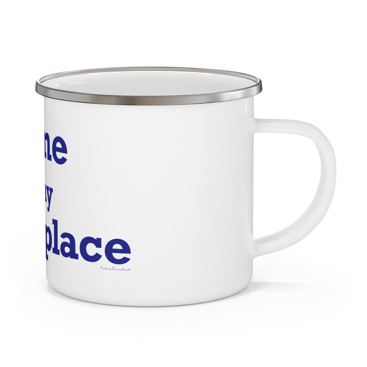 Lyme is My Happy Place Enamel Camping Mug