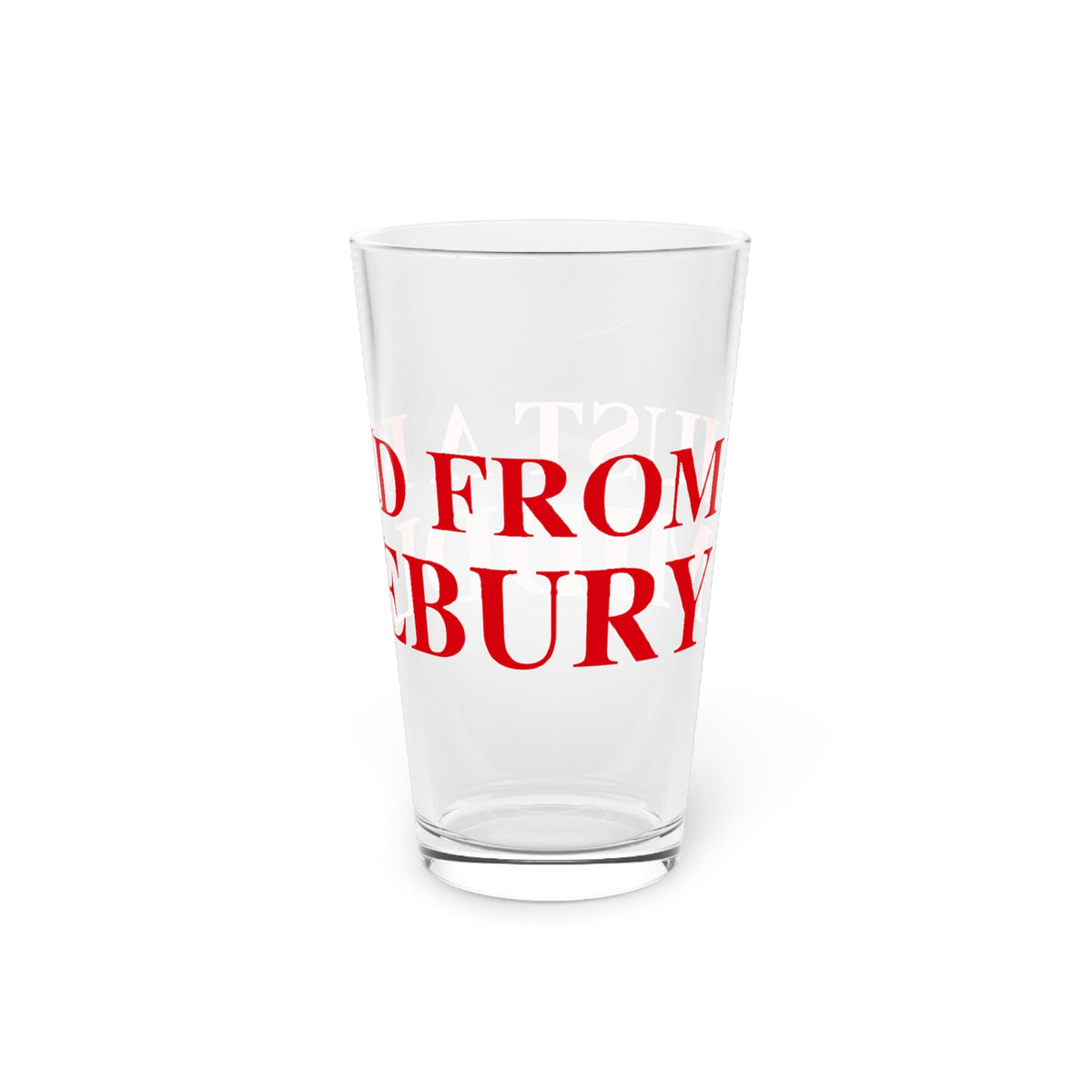 Just a kid from Middlebury Pint Glass, 16oz