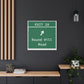 Vintage Merritt Parkway Exit 28 Sign Matte Canvas, Stretched, 1.25"