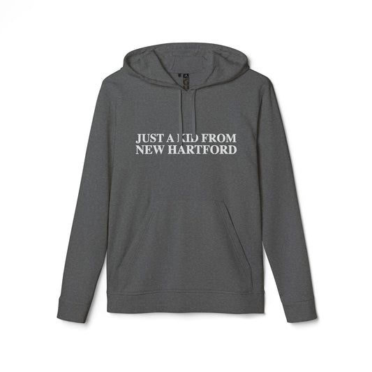 Just a kid from New Hartford adidas Unisex Fleece Hoodie