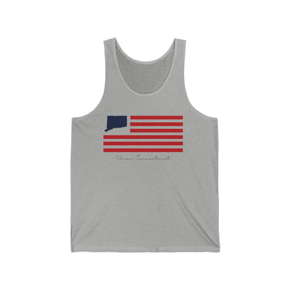 Union Connecticut Flag Unisex Jersey Tank Top