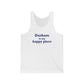 Durham is My Happy Place Unisex Jersey Tank Top