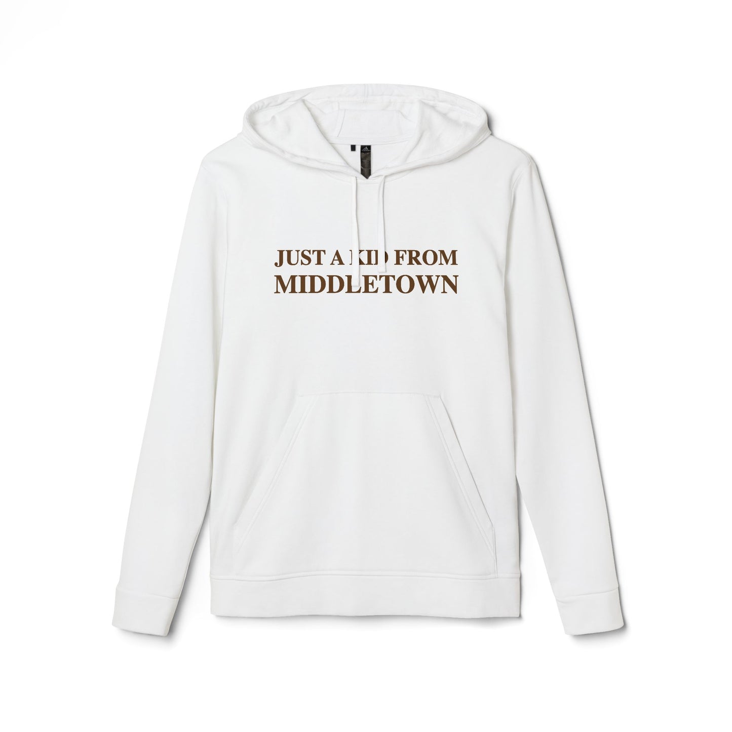 Just a kid from Middletown adidas® Unisex Fleece Hoodie