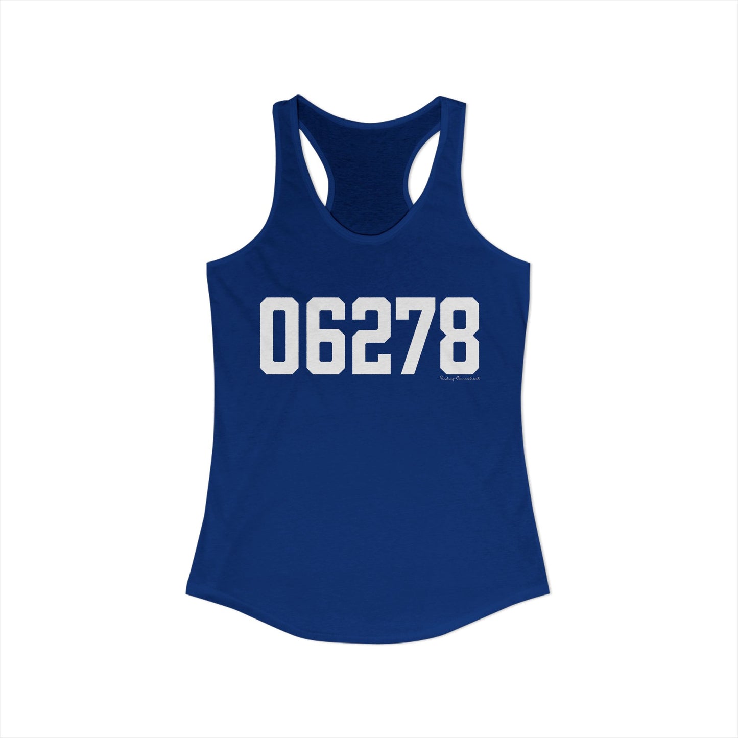 06278 Ashford CT Zip Code Women's Ideal Racerback Tank Top