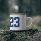 06423 East Haddam Connecticut Zip Code Enamel Camping Mug