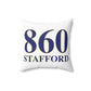 860 Stafford Spun Polyester Square Pillow