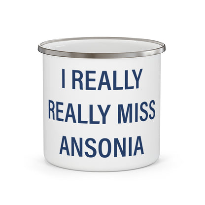 I Really Really Miss  Ansonia Enamel Camping Mug
