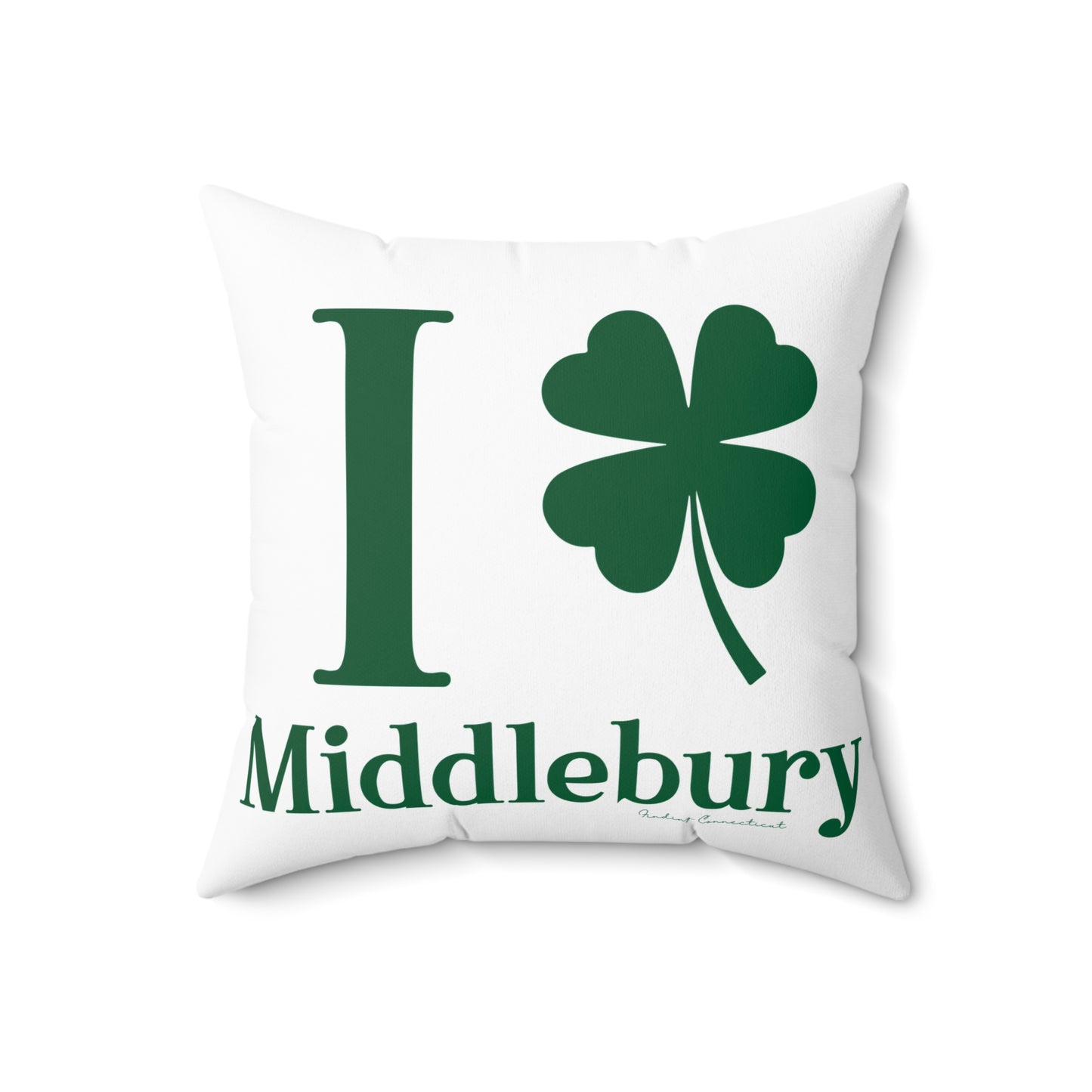 I Clover Middlebury Spun Polyester Square Pillow