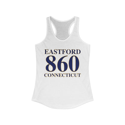 Eastford 860 Connecticut Women's Ideal Racerback Tank Top