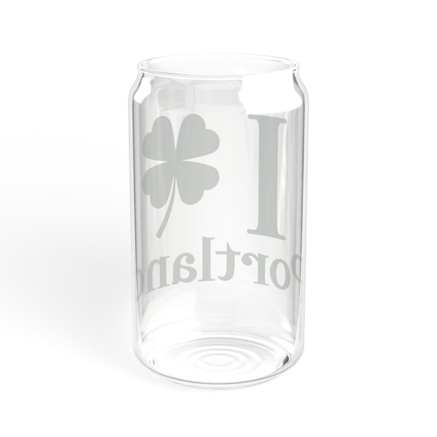 I Clover Portland Sipper Glass, 16oz