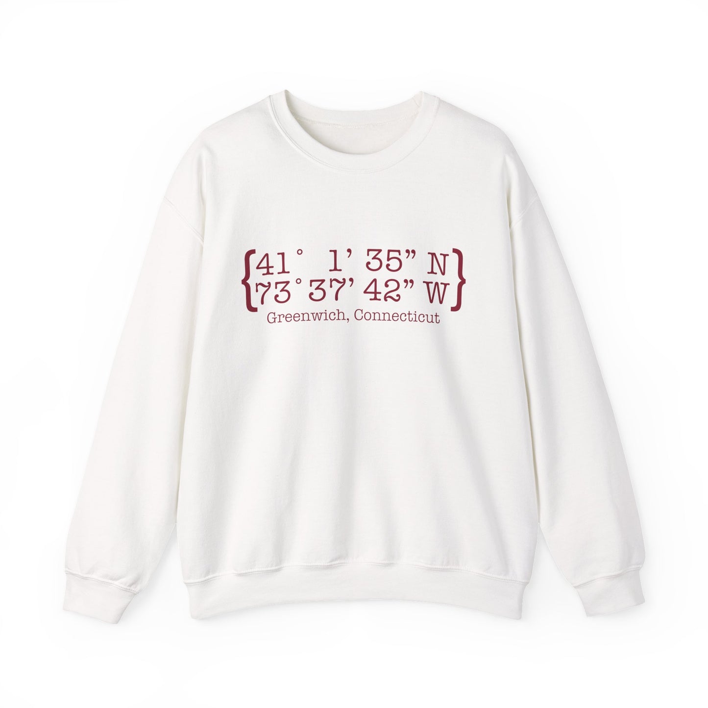 Greenwich Coordinates Unisex Heavy Blend™ Crewneck Sweatshirt