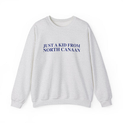 Just a kid from North Canaan Unisex Heavy Blend™ Crewneck Sweatshirt