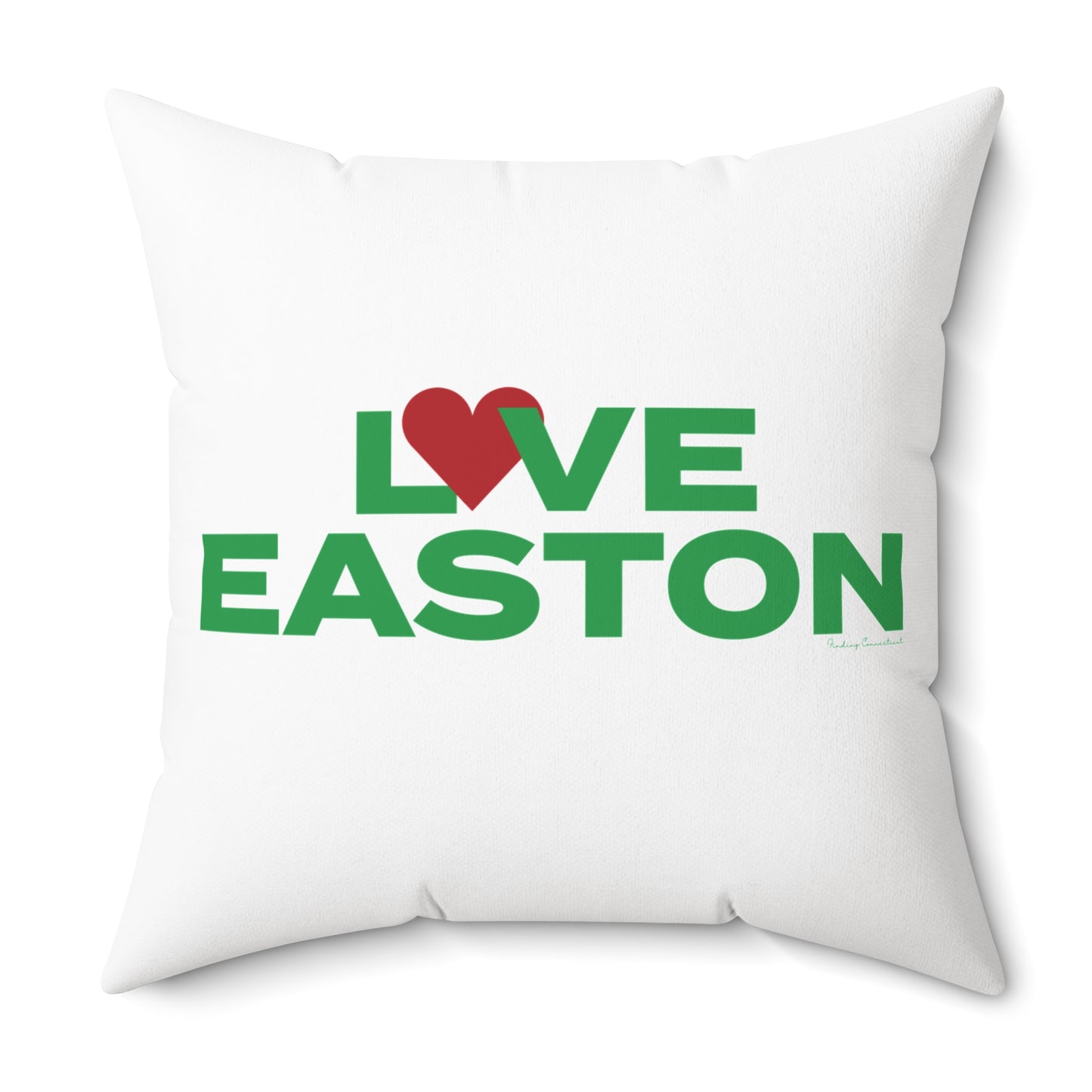 Love Easton Spun Polyester Square Pillow