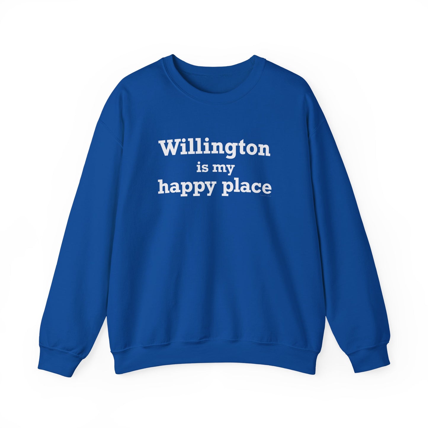Willington is My Happy Place Unisex Heavy Blend™ Crewneck Sweatshirt