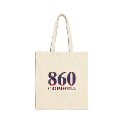 860 Cromwell Red, White & Blue Cotton Canvas Tote Bag