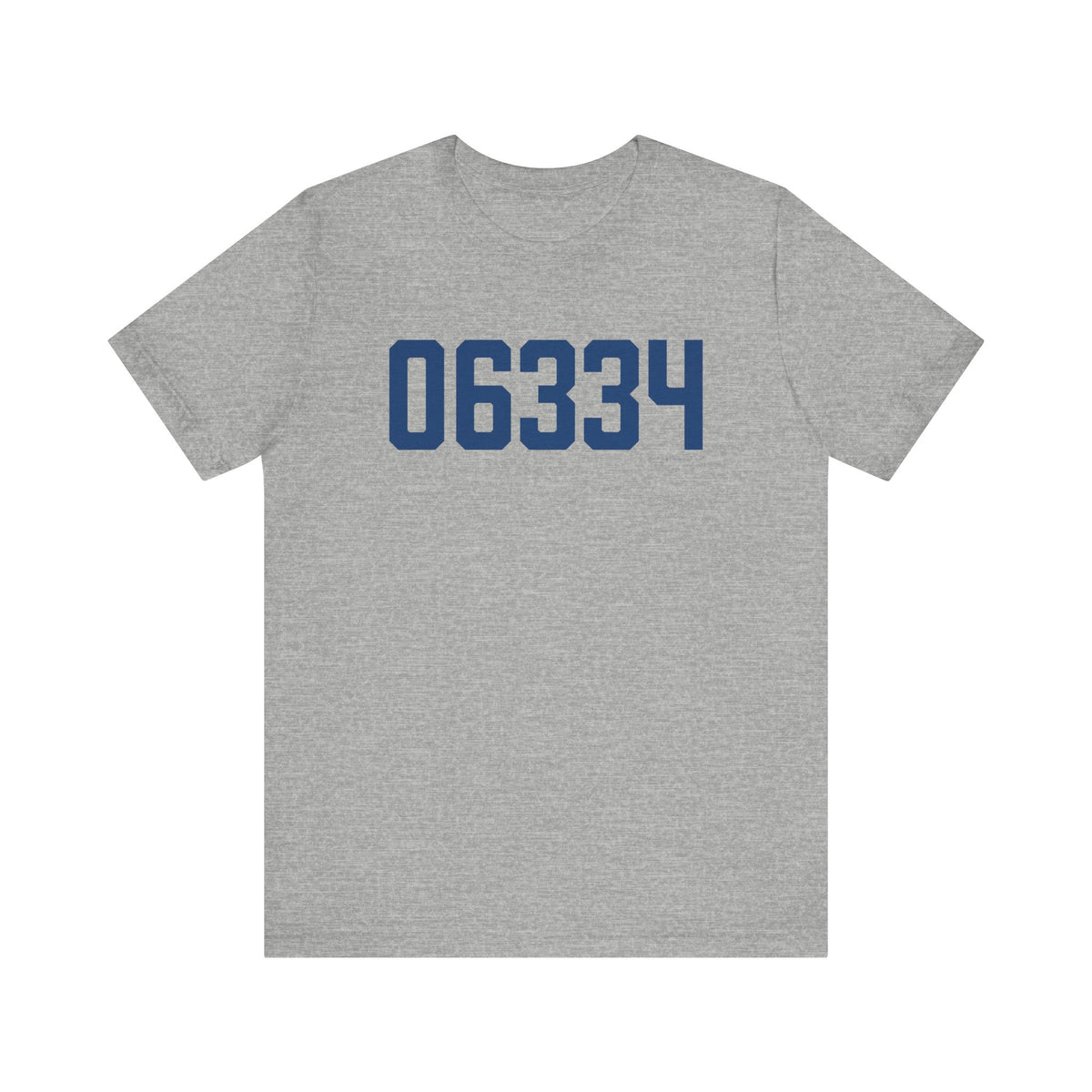 06334 Bozrah Connecticut Zip Code Unisex Jersey Short Sleeve T-Shirt