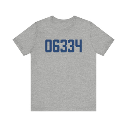 06334 Bozrah Connecticut Zip Code Unisex Jersey Short Sleeve T-Shirt
