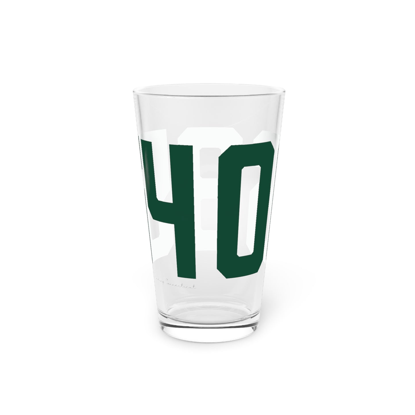 06854 Norwalk Connecticut Zip Code Pint Glass, 16oz