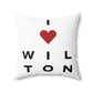 Wilton Vision Spun Polyester Square Pillow