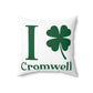 I Clover Cromwell Spun Polyester Square Pillow