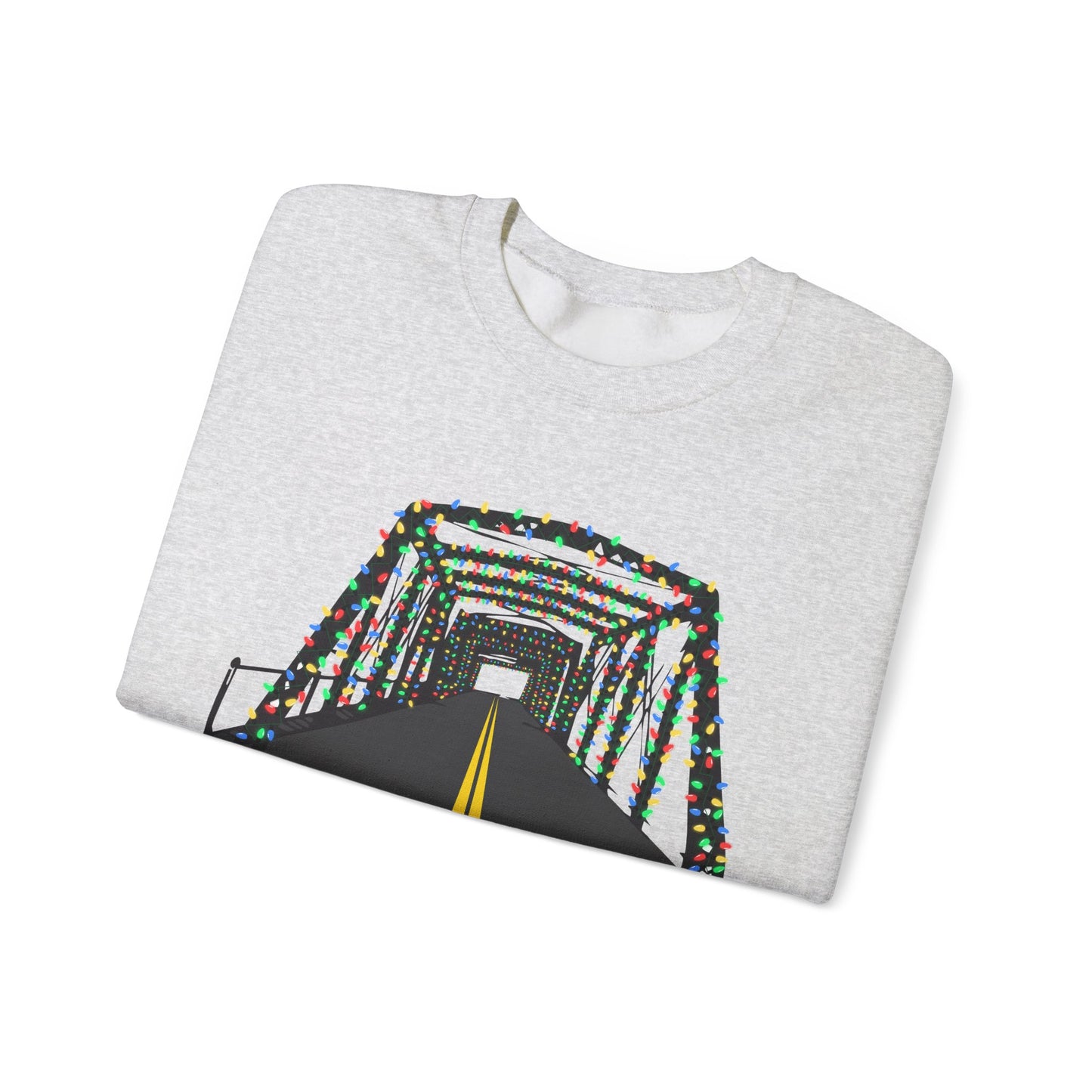Saugatuck Bridge Lights Unisex Heavy Blend™ Crewneck Sweatshirt