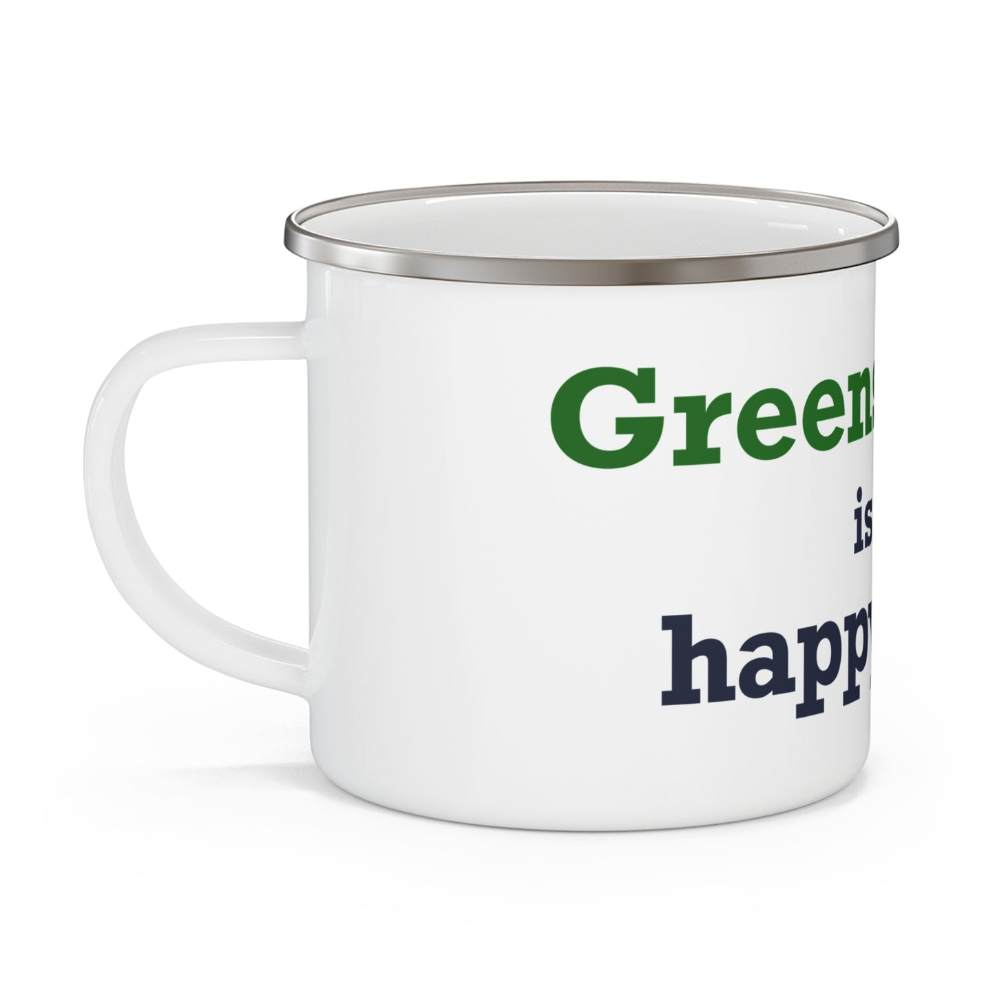Greens Farms is my Happy Place Enamel Camping Mug