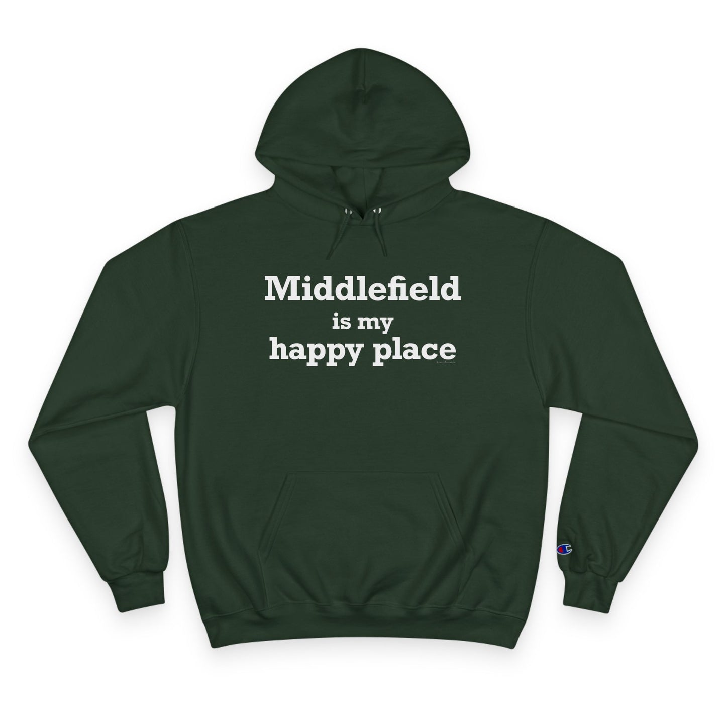 Middlefield is My Happy Place Champion Hoodie