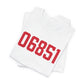 06851 Norwalk Connecticut Zip Code Unisex Jersey Short Sleeve T-Shirt