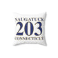 Naugatuck 203 Connecticut Polyester Square Pillow