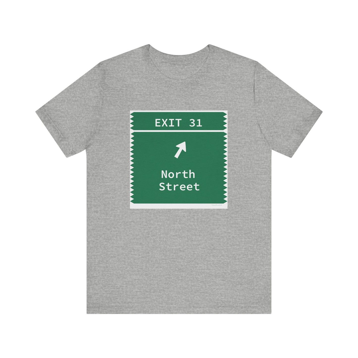 Vintage Merritt Parkway Exit 31 Sign Unisex Jersey Short Sleeve T-Shirt