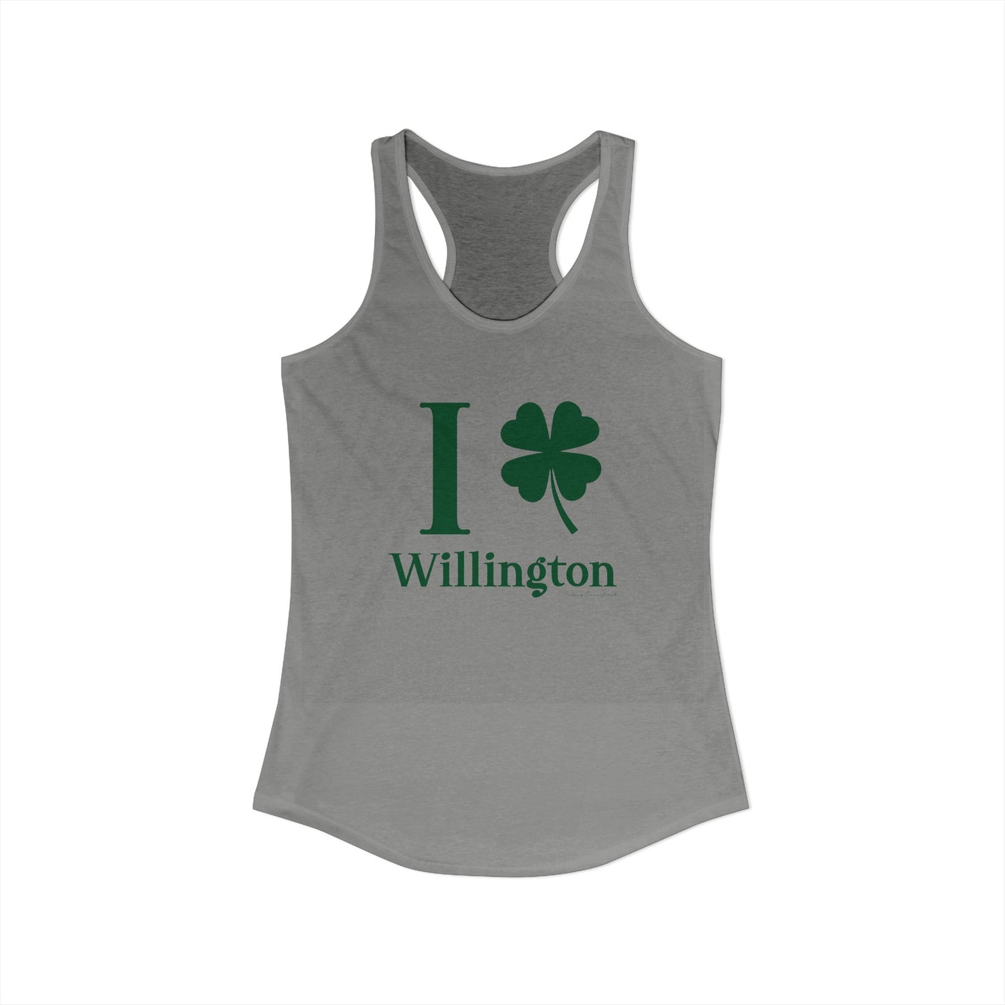 I Clover Willington Women's Ideal Racerback Tank