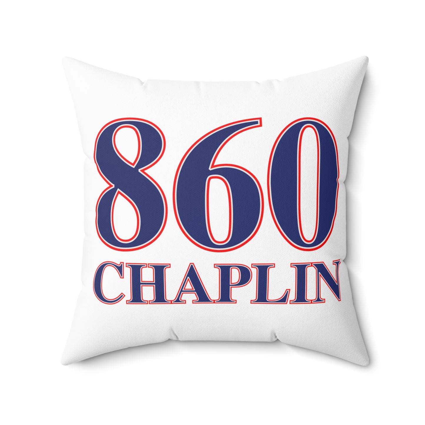 860 Chaplin Red, White & Blue Spun Polyester Square Pillow
