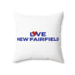 Love New Fairfield Spun Polyester Square Pillow