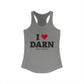 I Heart DARN Women's Ideal Racerback Tank Top