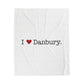 I Heart Danbury. Velveteen Plush Blanket