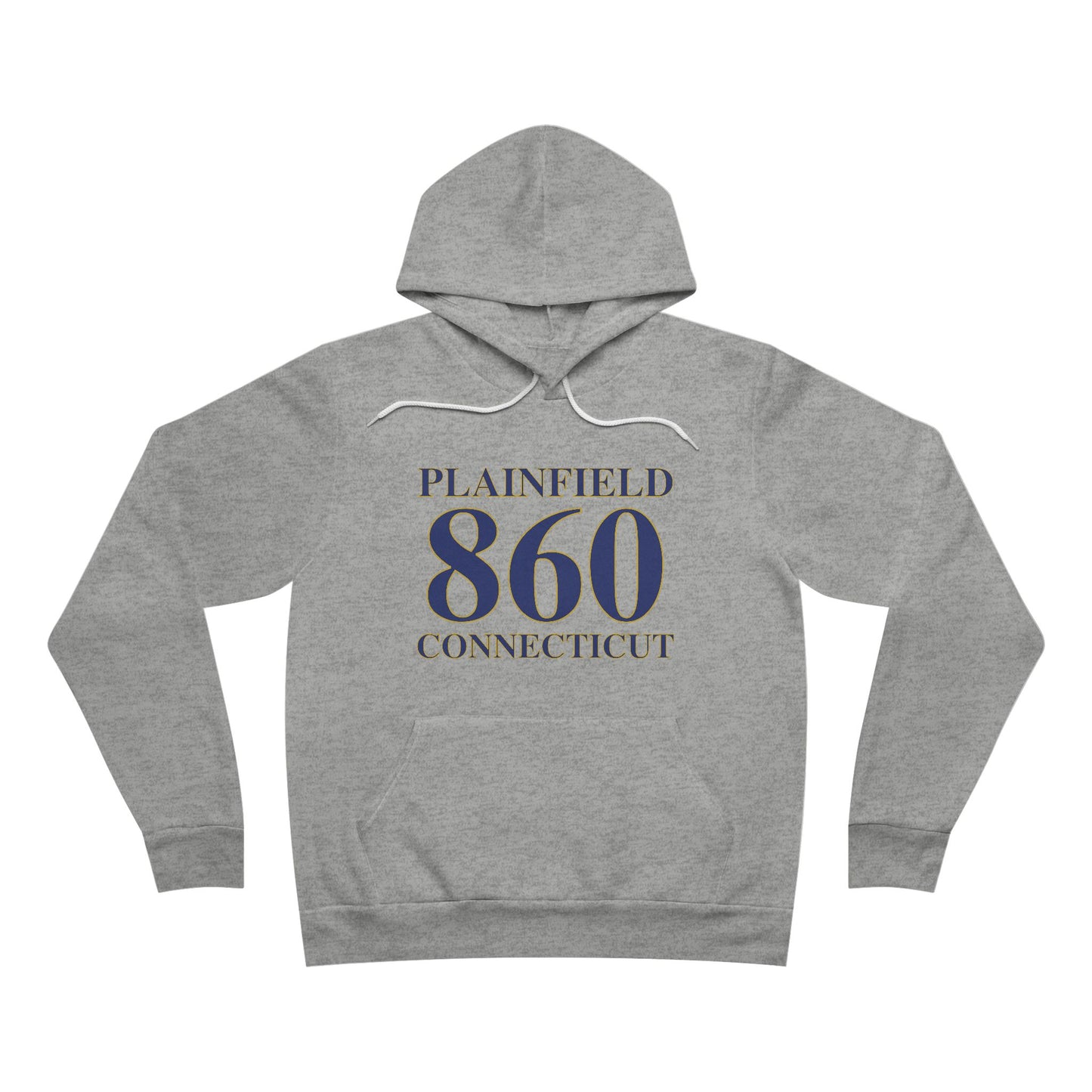 Plainfield 860 Connecticut Unisex Sponge Fleece Pullover Hoodie