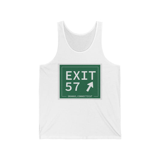 Vintage Exit 57 WCP Sign Unisex Jersey Tank Top