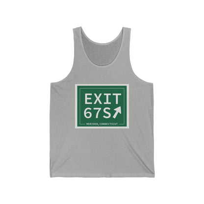 Vintage Exit 67S WCP Sign Unisex Jersey Tank Top