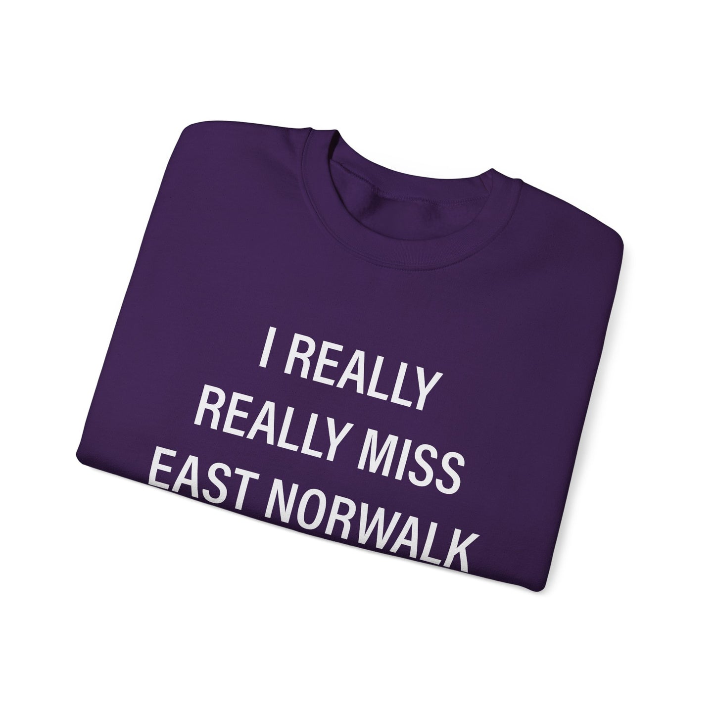 I Really Really Miss East Norwalk Unisex Heavy Blend™ Crewneck Sweatshirt