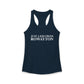 Just a kid from Rowayton Women's Ideal Racerback Tank Top