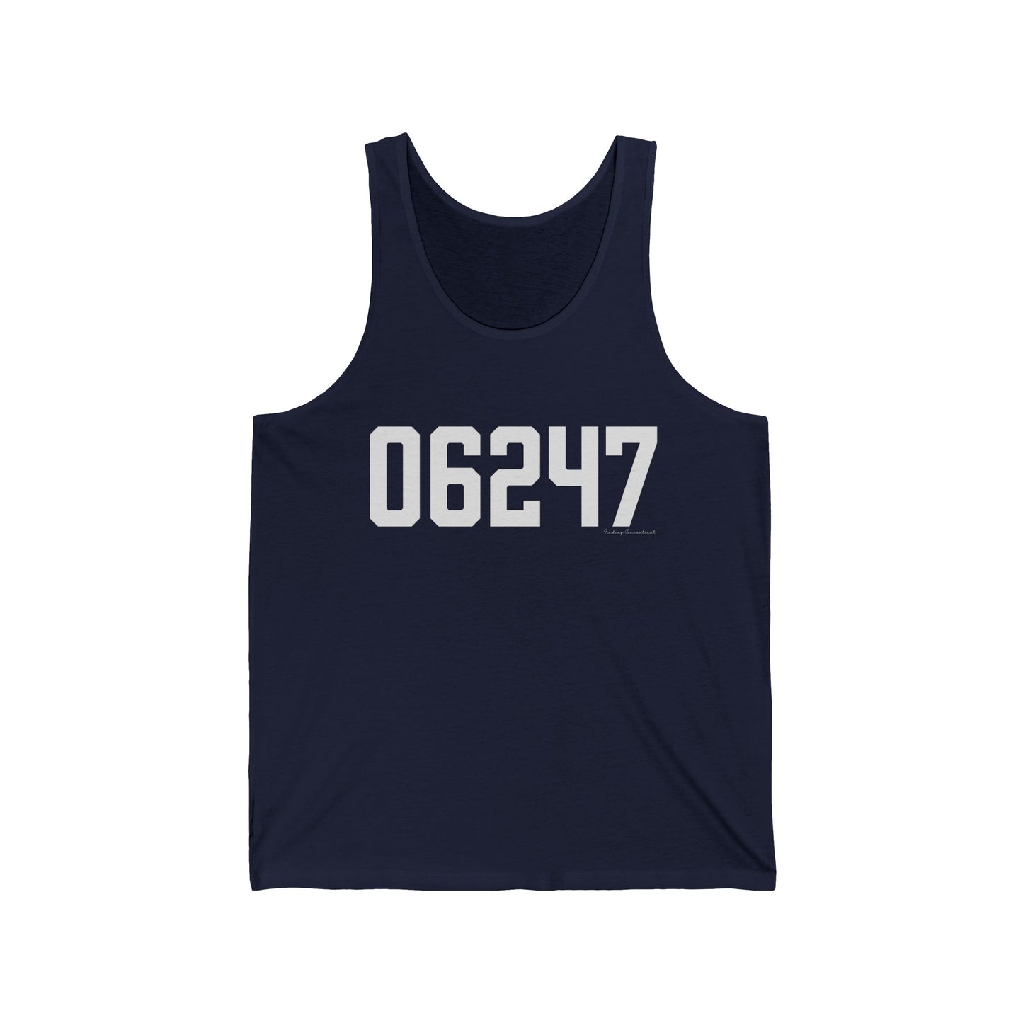 06247 Hampton CT Zip Code Unisex Jersey Tank Top