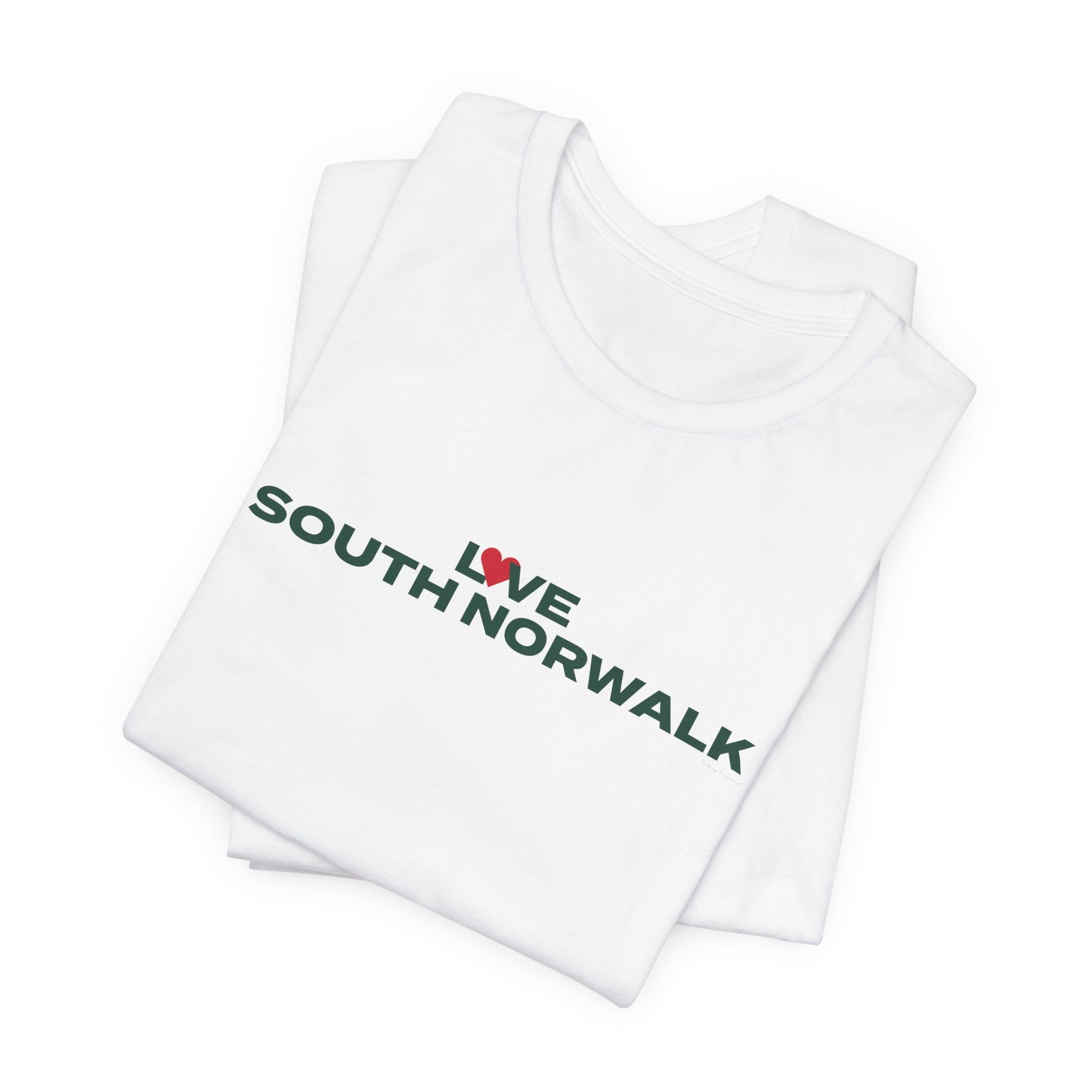Love South Norwalk Unisex Jersey Short Sleeve T-Shirt