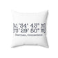 Sherman Coordinates Spun Polyester Square Pillow