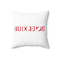 41 Tilt Bridgeport Spun Polyester Square Pillow