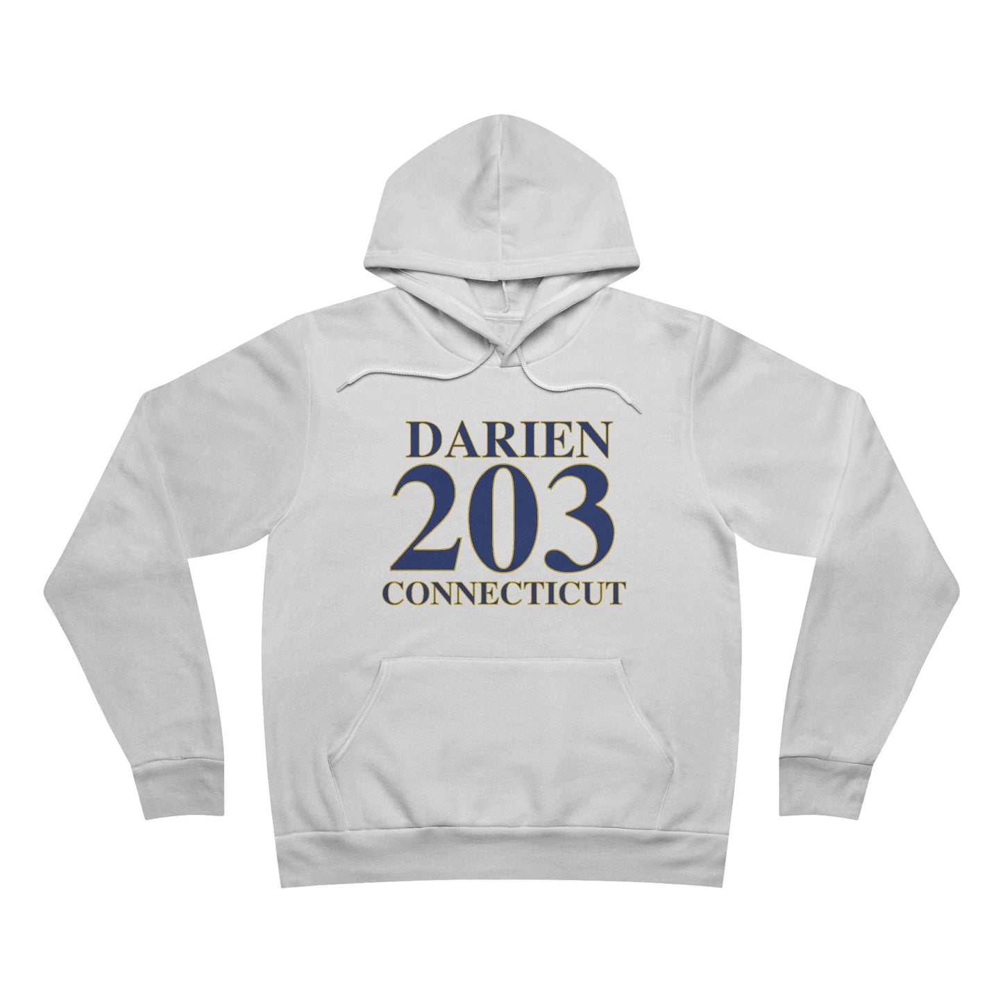 Darien 203 Connecticut Unisex Sponge Fleece Pullover Hoodie