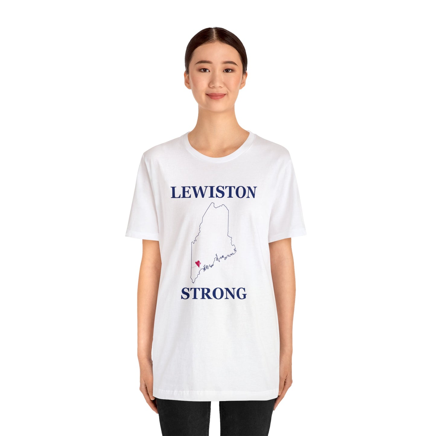 Lewiston Strong Unisex Jersey Short Sleeve Tee