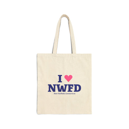 I Heart NWFD Cotton Canvas Tote Bag