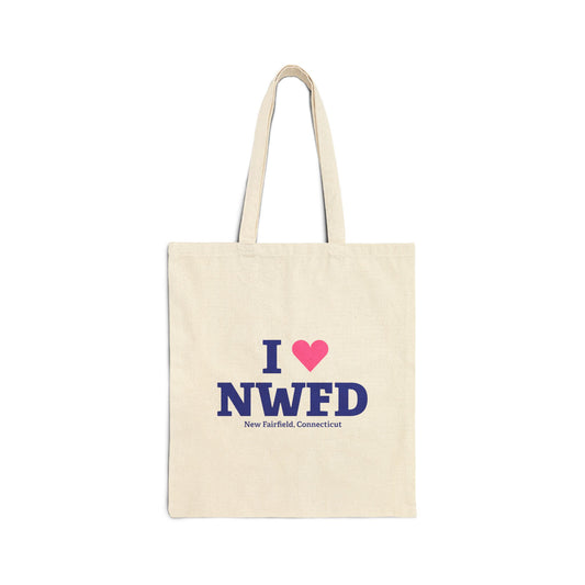 I Heart NWFD Cotton Canvas Tote Bag