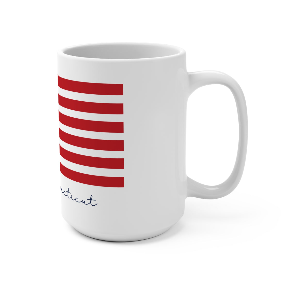 Lisbon Connecticut Flag Mug 15oz