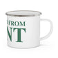 Just a kid from Kent  Enamel Camping Mug
